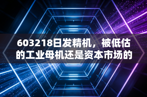 603218日发精机，被低估的工业母机还是资本市场的概念炒作？