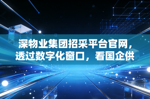 深物业集团招采平台官网，透过数字化窗口，看国企供应链的透明与效率革命