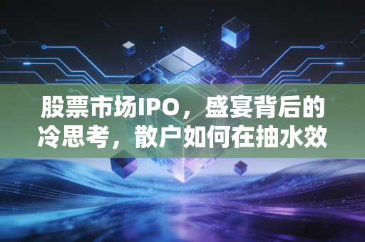 股票市场IPO，盛宴背后的冷思考，散户如何在抽水效应中生存？