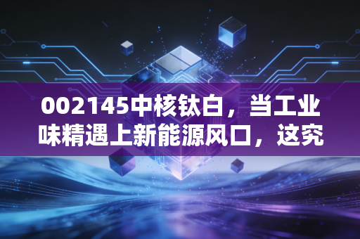 002145中核钛白，当工业味精遇上新能源风口，这究竟是困境反转还是价值陷阱？