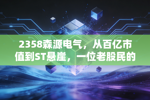 2358森源电气，从百亿市值到ST悬崖，一位老股民的过山车人生