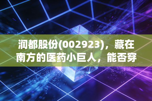 润都股份(002923)，藏在南方的医药小巨人，能否穿越集采的寒冬与迷雾？
