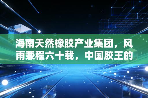 海南天然橡胶产业集团,风雨兼程六十载,中国胶王的破局与新生之路