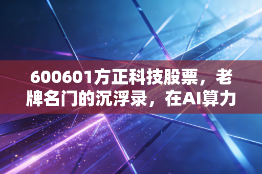 600601方正科技股票，老牌名门的沉浮录，在AI算力狂潮中能否迎来第二春？