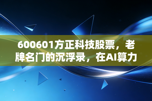 600601方正科技股票，老牌名门的沉浮录，在AI算力狂潮中能否迎来第二春？
