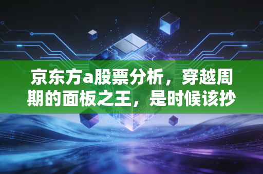京东方a股票分析,穿越周期的面板之王,是时候该抄底还是该离场?