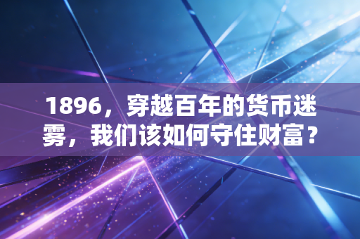 1896，穿越百年的货币迷雾，我们该如何守住财富？
