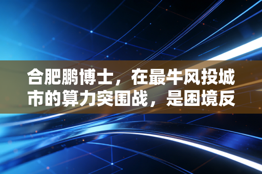 合肥鹏博士，在最牛风投城市的算力突围战，是困境反转还是昙花一现？