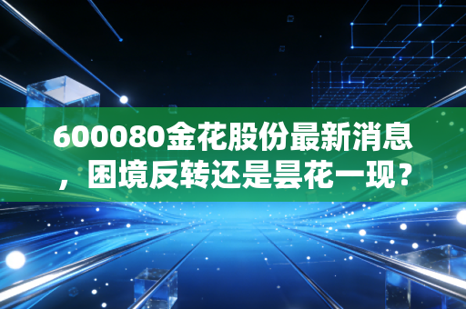 600080金花股份最新消息,困境反转还是昙花一现?深度剖析这只西北医药股的成色