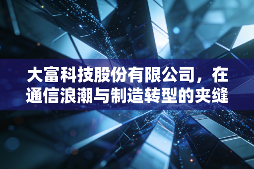 大富科技股份有限公司，在通信浪潮与制造转型的夹缝中，寻找下一个黄金时代