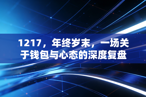 1217，年终岁末，一场关于钱包与心态的深度复盘