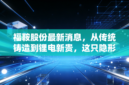 福鞍股份最新消息,从传统铸造到锂电新贵,这只隐形冠军能否穿越周期?