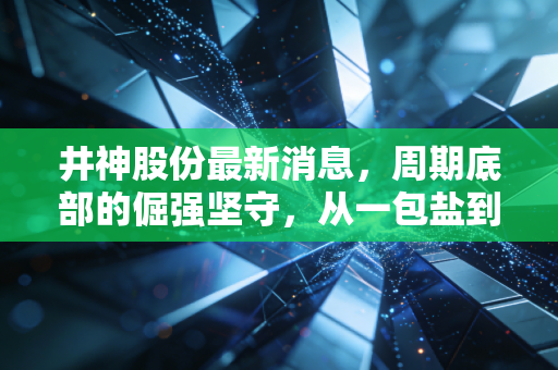 井神股份最新消息，周期底部的倔强坚守，从一包盐到新能源的跨越之路
