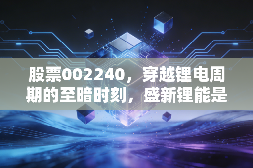 股票002240,穿越锂电周期的至暗时刻,盛新锂能是困境反转还是价值陷阱?