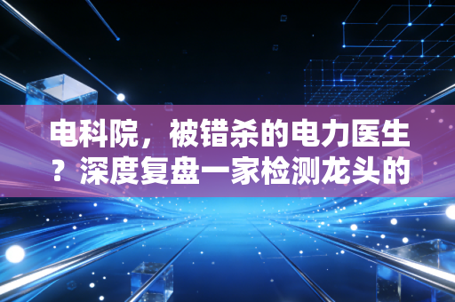 电科院，被错杀的电力医生？深度复盘一家检测龙头的跌宕起伏