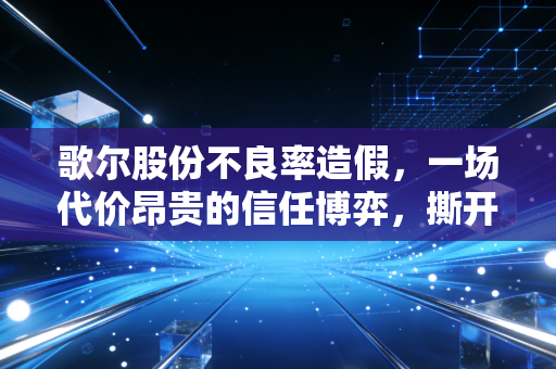 歌尔股份不良率造假，一场代价昂贵的信任博弈，撕开了代工巨头的遮羞布