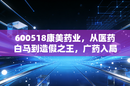 600518康美药业，从医药白马到造假之王，广药入局后的重生之路与投资冷思考
