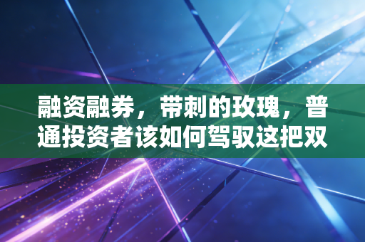 融资融券，带刺的玫瑰，普通投资者该如何驾驭这把双刃剑？