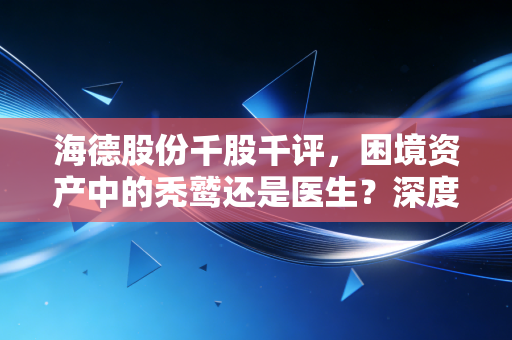 海德股份千股千评，困境资产中的秃鹫还是医生？深度解析其转型与未来