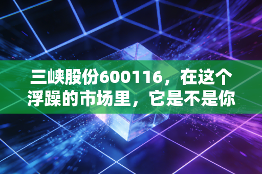 三峡股份600116，在这个浮躁的市场里，它是不是你账户里最稳的压舱石？