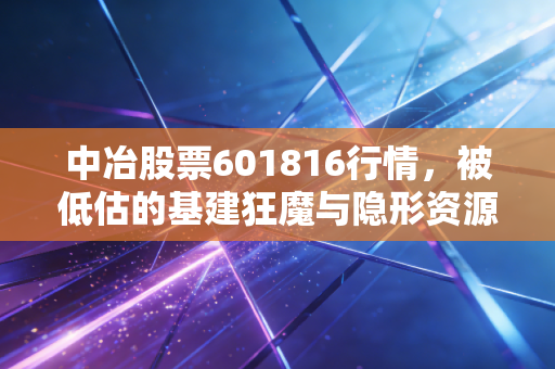 中冶股票601816行情,被低估的基建狂魔与隐形资源巨头的价值重估之路