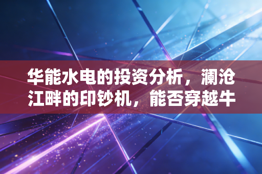华能水电的投资分析,澜沧江畔的印钞机,能否穿越牛熊?