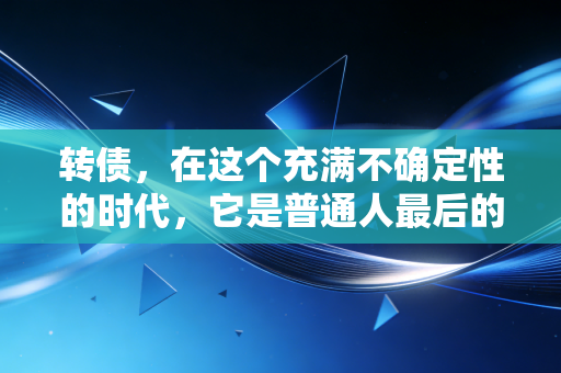 转债，在这个充满不确定性的时代，它是普通人最后的温柔乡