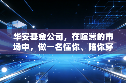 华安基金公司,在喧嚣的市场中,做一名懂你、陪你穿越周期的老朋友