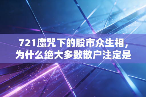 721魔咒下的股市众生相，为什么绝大多数散户注定是韭菜？