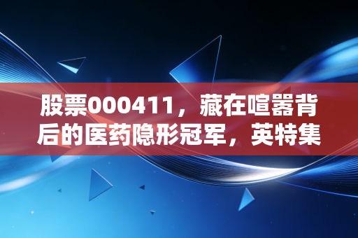 股票000411，藏在喧嚣背后的医药隐形冠军，英特集团到底值不值得托付？