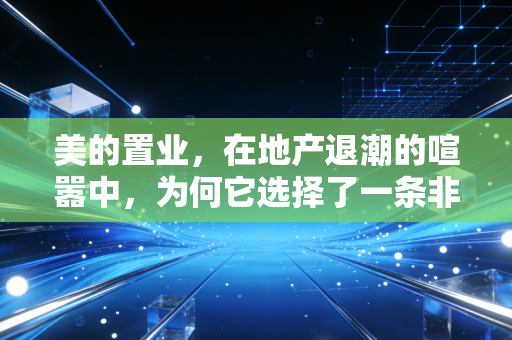 美的置业，在地产退潮的喧嚣中，为何它选择了一条非典型的退路？