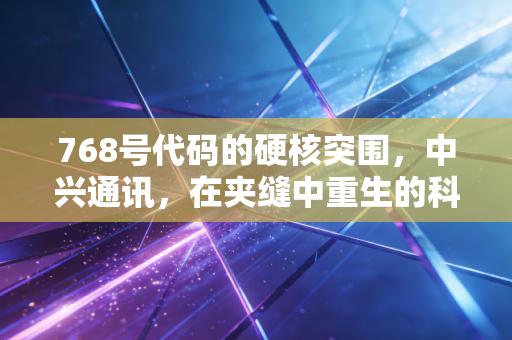 768号代码的硬核突围，中兴通讯，在夹缝中重生的科技巨轮