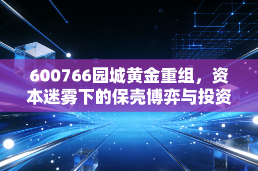 600766园城黄金重组,资本迷雾下的保壳博弈与投资者的生死抉择