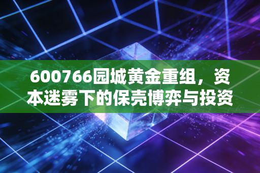 600766园城黄金重组，资本迷雾下的保壳博弈与投资者的生死抉择