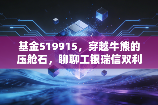 基金519915，穿越牛熊的压舱石，聊聊工银瑞信双利债券A的生存哲学