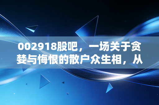 002918股吧，一场关于贪婪与悔恨的散户众生相，从昔日明星到退市深渊的启示录