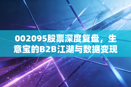002095股票深度复盘，生意宝的B2B江湖与数据变现的真实图景