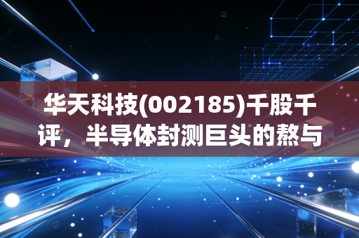 华天科技(002185)千股千评,半导体封测巨头的熬与盼,国产替代路在何方?