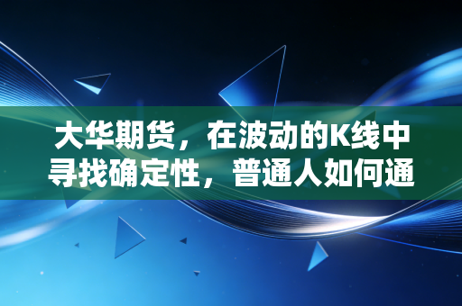 大华期货,在波动的K线中寻找确定性,普通人如何通过专业机构突围?