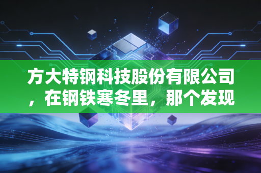 方大特钢科技股份有限公司,在钢铁寒冬里,那个发现金墙的另类优等生