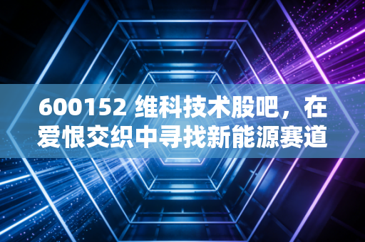 600152 维科技术股吧,在爱恨交织中寻找新能源赛道的真实体温