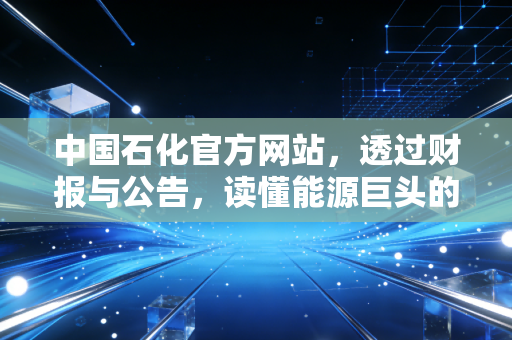 中国石化官方网站,透过财报与公告,读懂能源巨头的硬核转型与我们的烟火气
