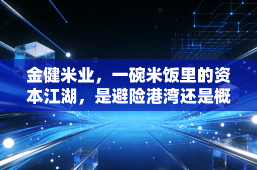 金健米业,一碗米饭里的资本江湖,是避险港湾还是概念炒作?