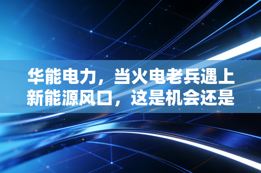 华能电力,当火电老兵遇上新能源风口,这是机会还是挑战?
