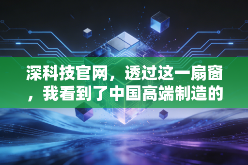 深科技官网，透过这一扇窗，我看到了中国高端制造的静水流深