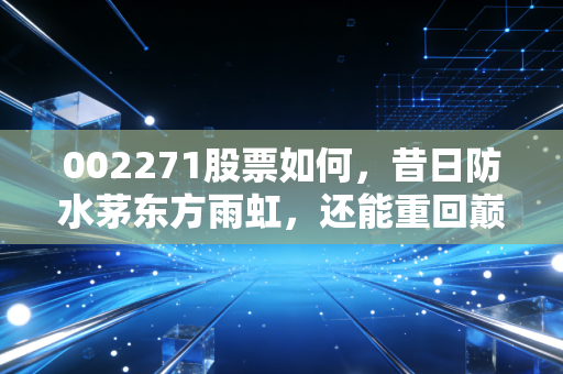 002271股票如何，昔日防水茅东方雨虹，还能重回巅峰吗？