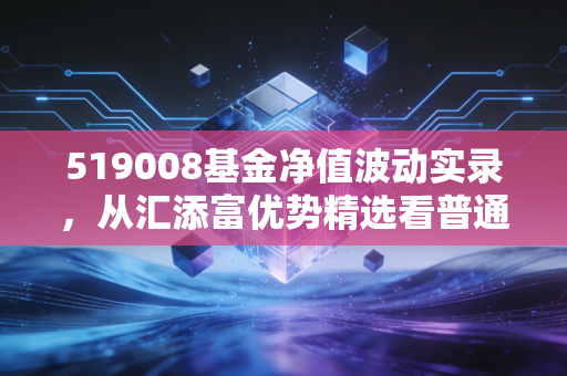 519008基金净值波动实录,从汇添富优势精选看普通人的投资修行