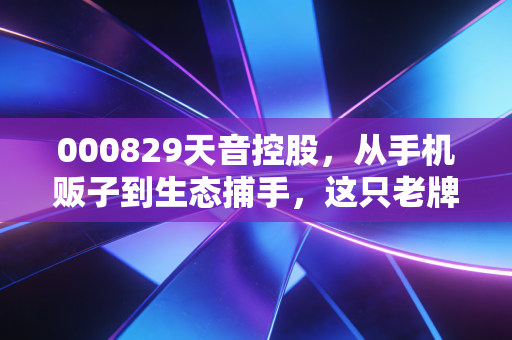 000829天音控股,从手机贩子到生态捕手,这只老牌渠道股还有多少想象空间?