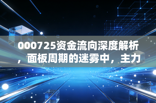 000725资金流向深度解析，面板周期的迷雾中，主力资金在下一盘什么大棋？