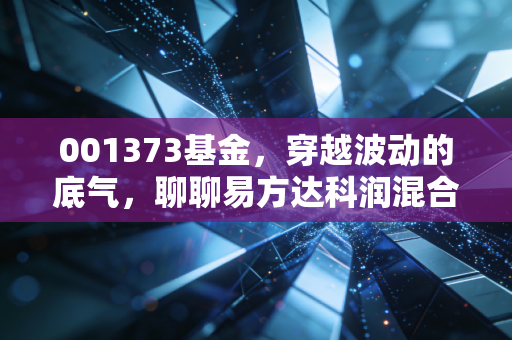 001373基金,穿越波动的底气,聊聊易方达科润混合的投资哲学与实战策略